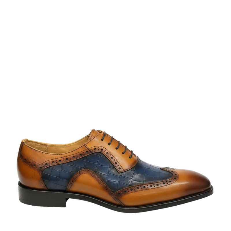 Luxury Alvin Dual Tone Leather Oxford Shoes