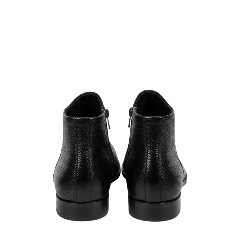 Luxury Craftsmanship in Minimalist Ankle Zipper Boots