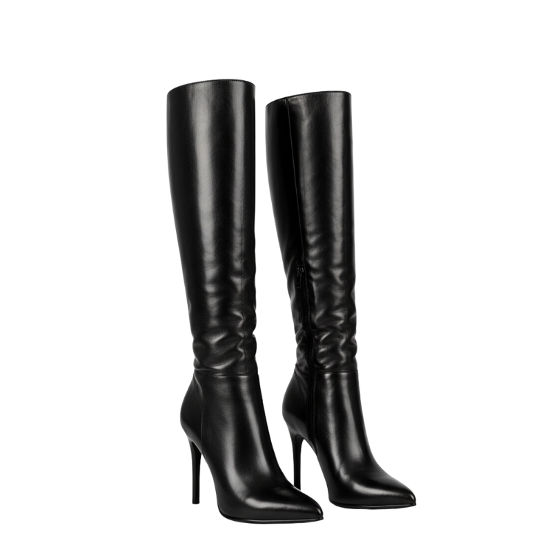 Luxury Sculpt High-Heel Knee Boots
