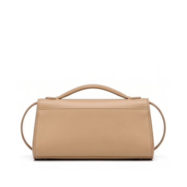 Luxury Structured Twist-Lock Top Handle Square Hand & Crossbody Bag