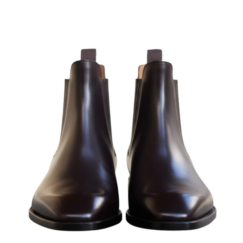 Arco Leather Chelsea Boot with Curve Toe