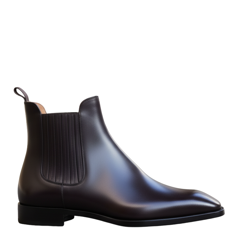 Arco Leather Chelsea Boot with Curve Toe