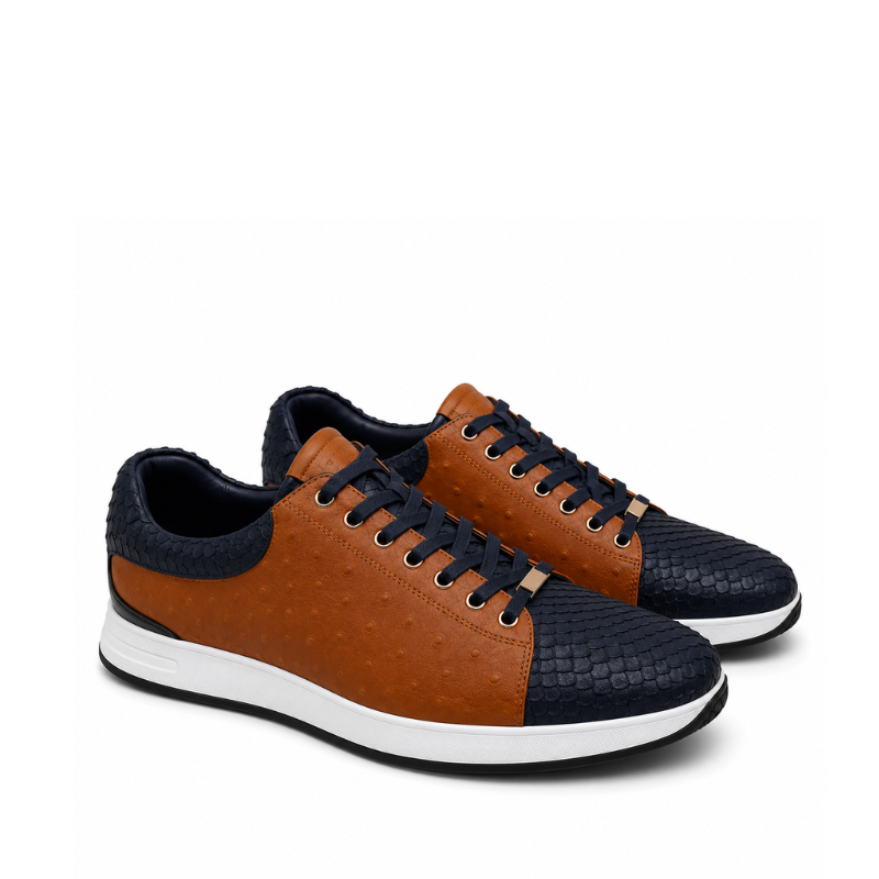 Maddox Exotic Leather Sneakers