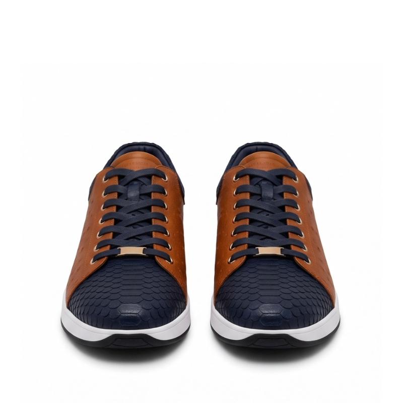 Maddox Exotic Leather Sneakers
