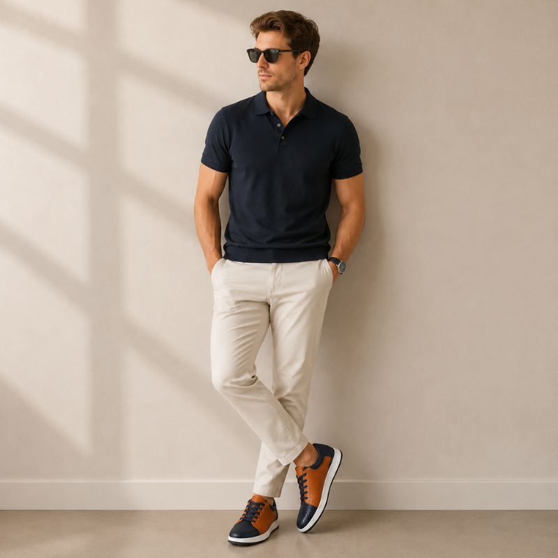 Maddox Exotic Leather Sneakers