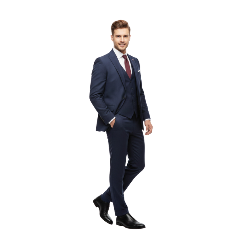 Majestic Horizon Artisan Gradient Oxford Shoes