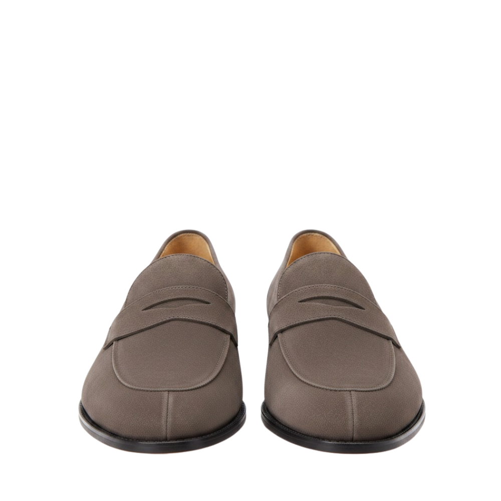 Maple Suede Luxe Tradition Penny Loafers
