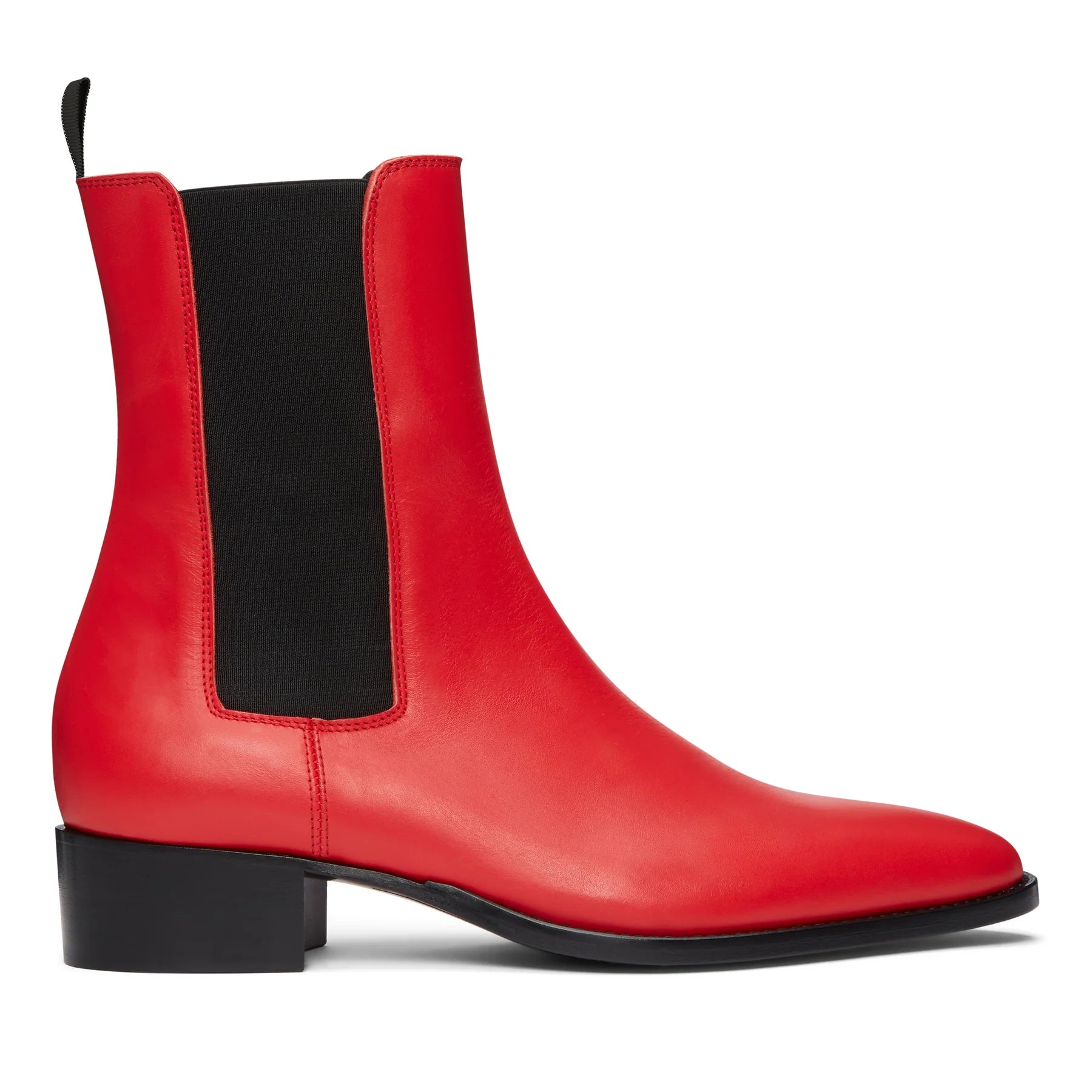 Chelsea Boot - Red Leather
