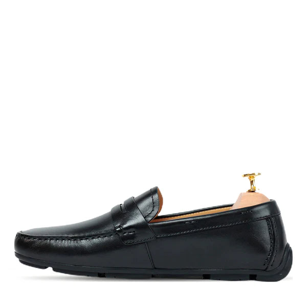 Blue Driving Moccasins