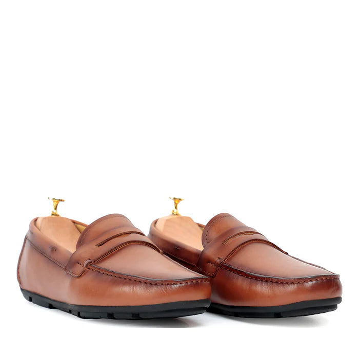 Blue Driving Moccasins