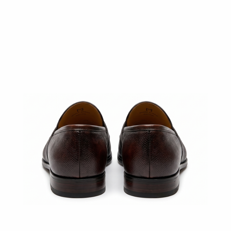 Maverick Classic Textured Leather Loafer