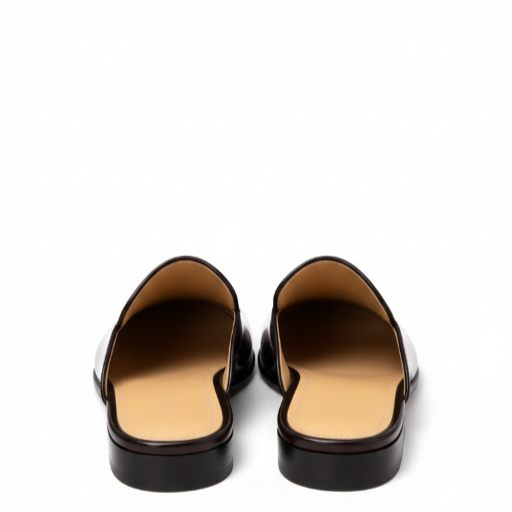 Menäó»s Regal Bordeaux Gloss Leather Mules