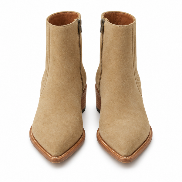 Men’s Pointed-Toe Suede Ankle Boots