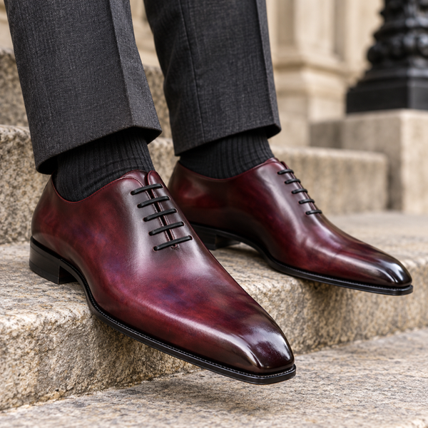 Milano Imperial Oxblood Patina Oxfords