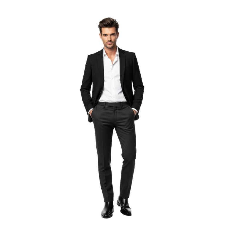 Midnight Classic Leather Chelsea Boots