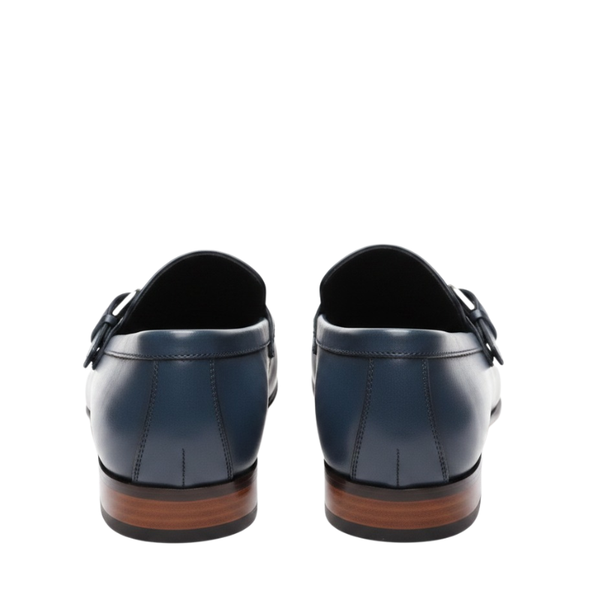 Midnight Weave Monk Strap Loafers