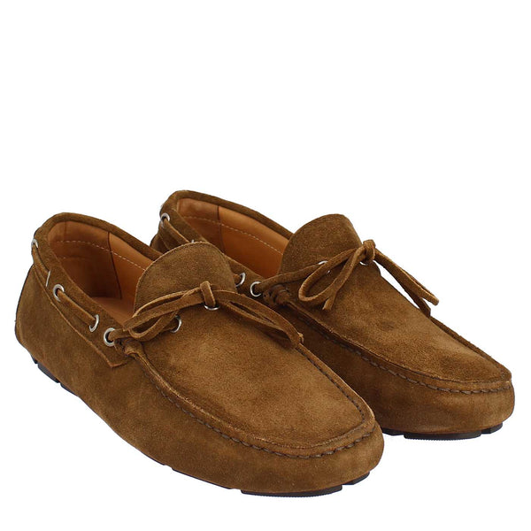 Handmade Carshoe Loafers in suede
