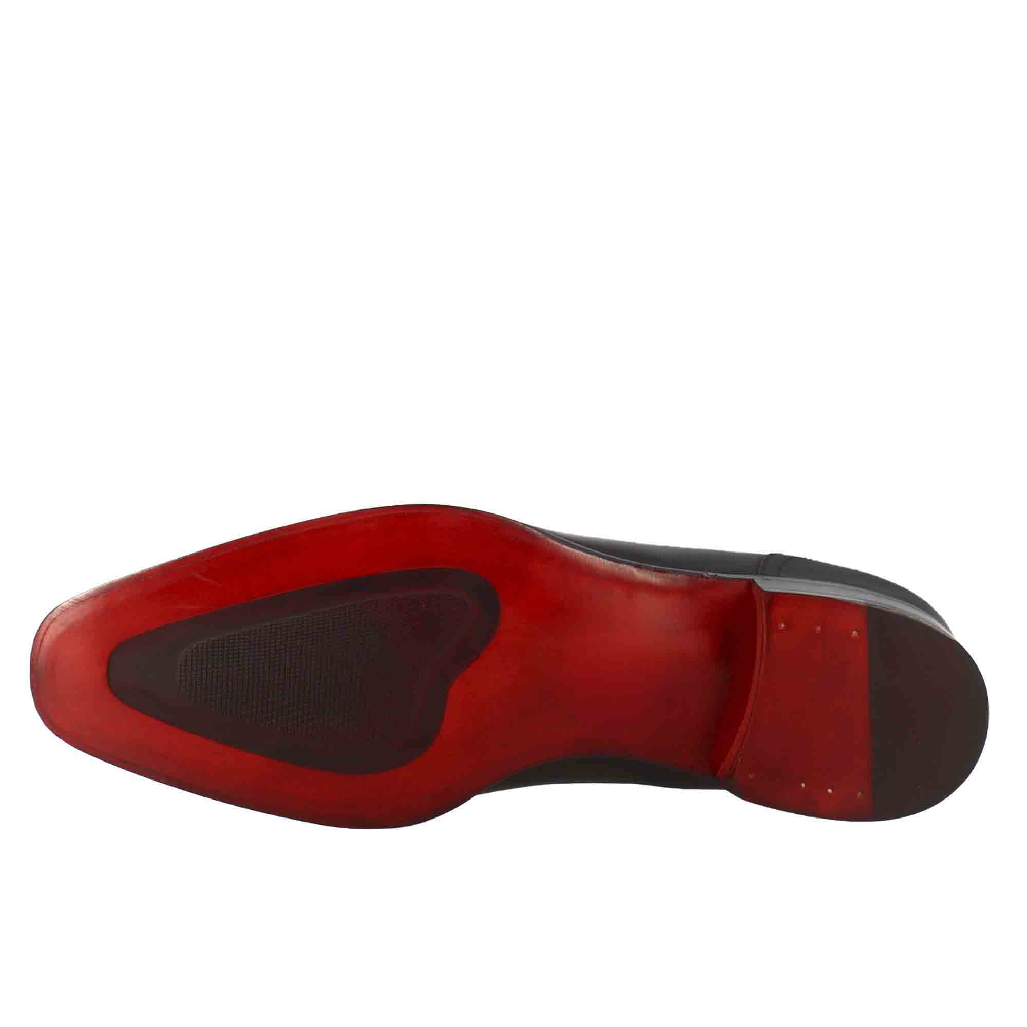 Black Square Toe Moccasin