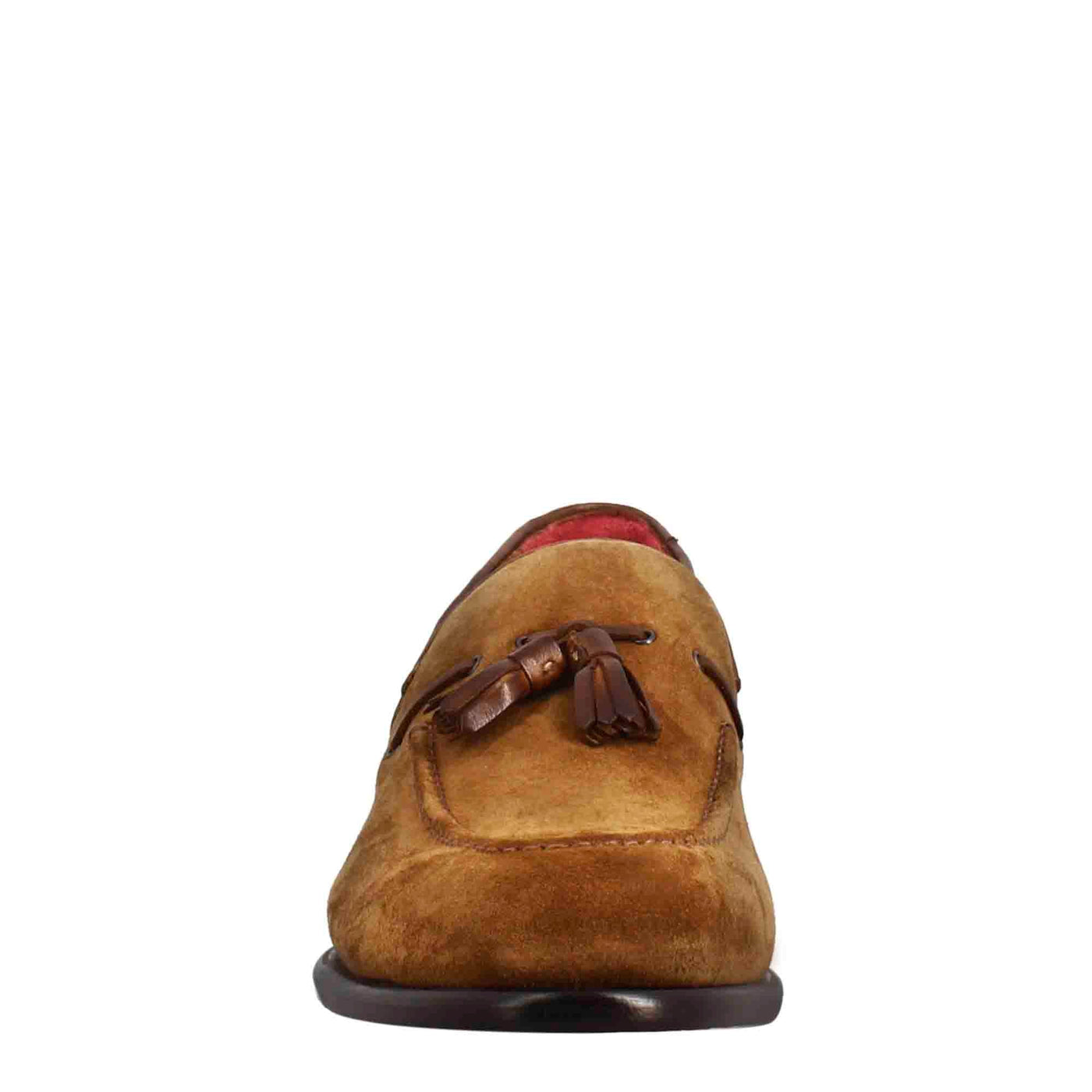 Double Suede Leather Tassel Loafer