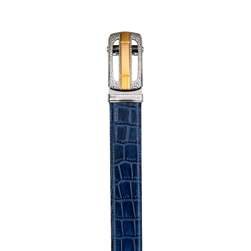 Monarch Croc Automatic Buckle Leather Belt