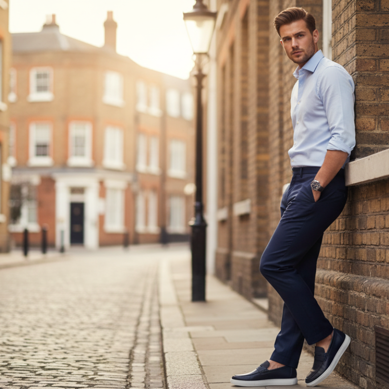Monarch Flow Contrast Sole Penny Loafers