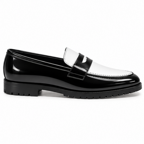 Monza Contrast Penny Loafers