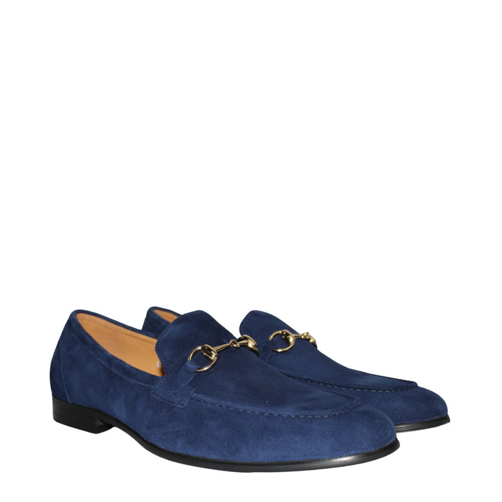 Royale Suede Italian Horsebit Loafers