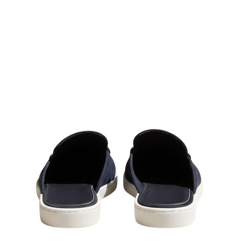 Azure Drift Suede Relaxed Fit Mule