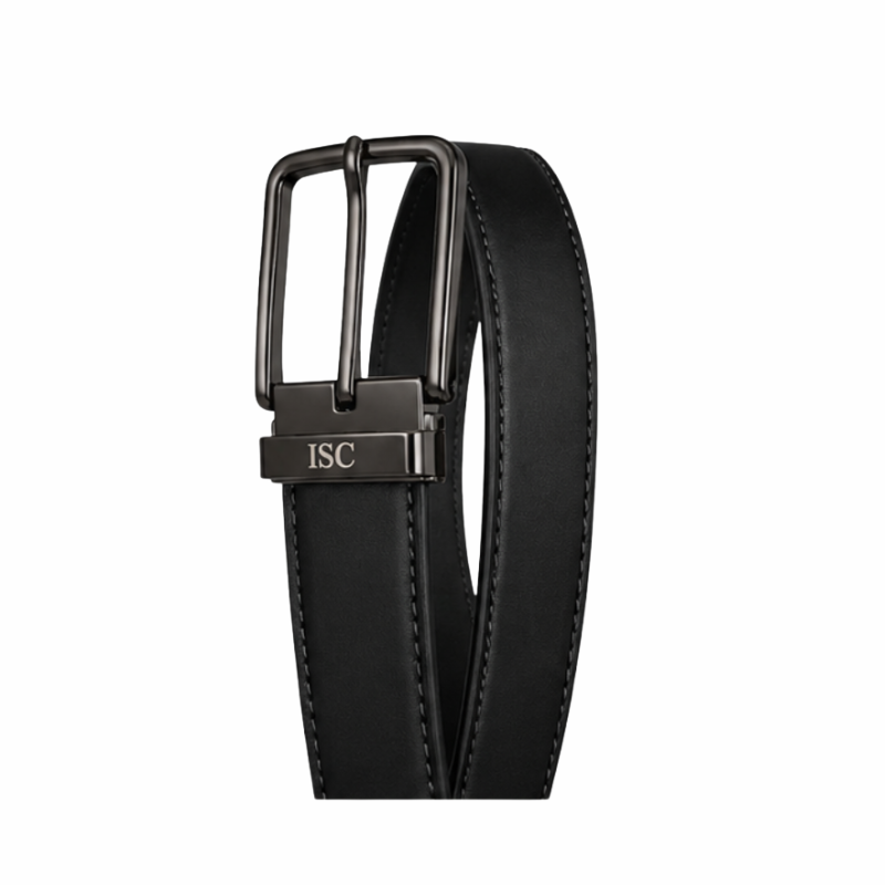 Nerovian Onyx Leather Belt
