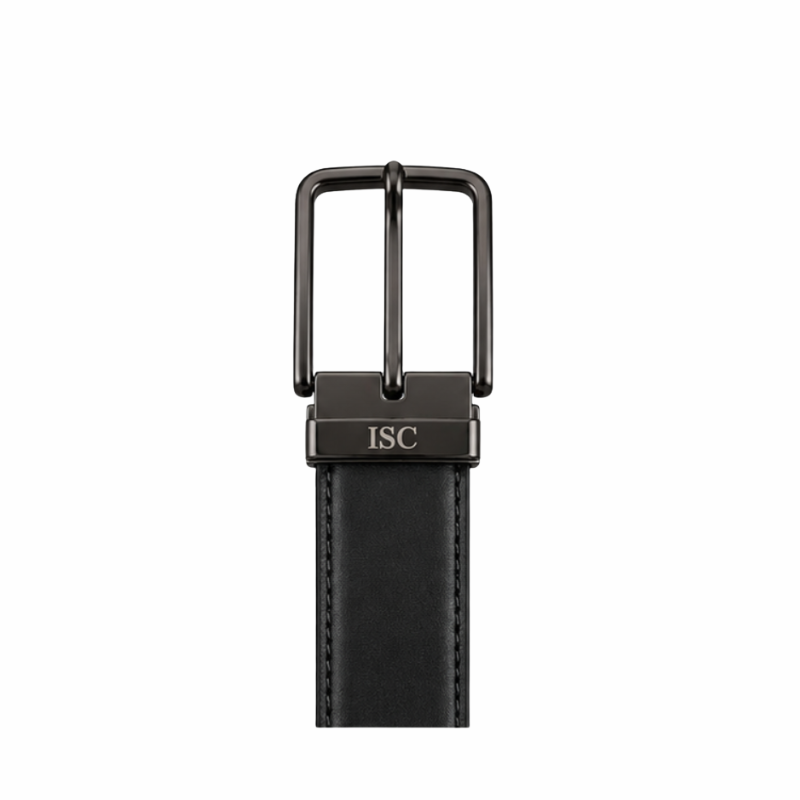Nerovian Onyx Leather Belt