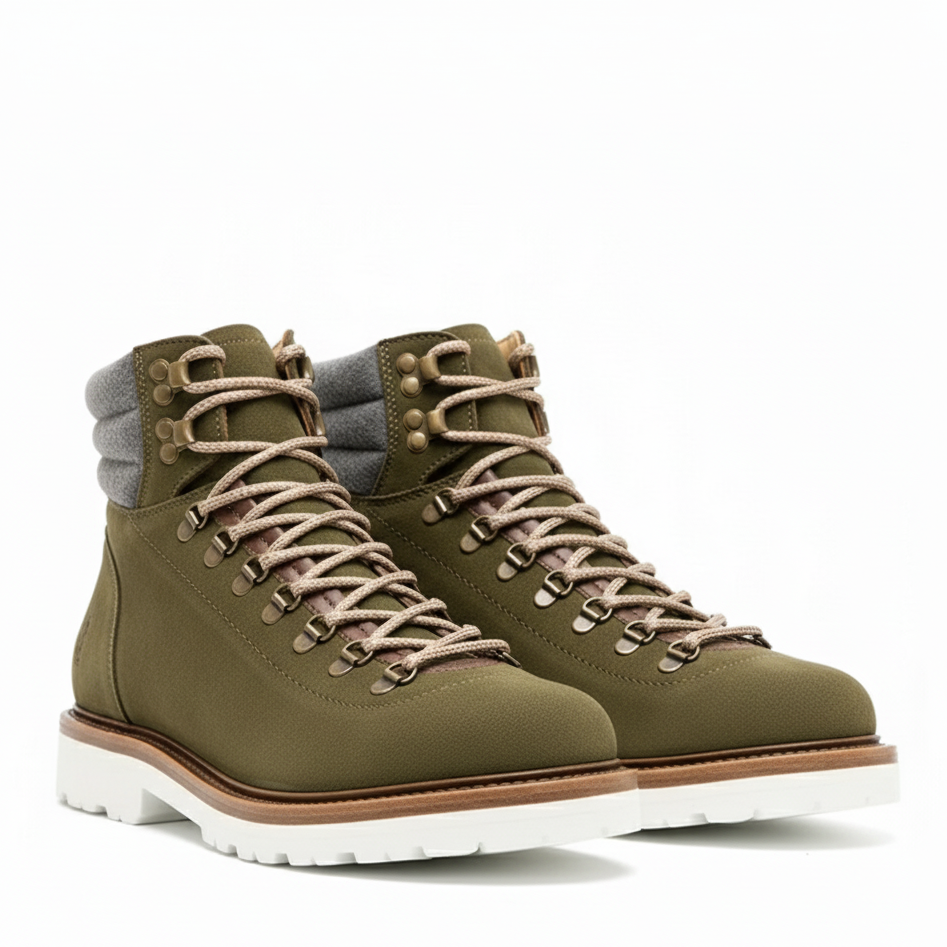 Lace-up suede Ankle Boots