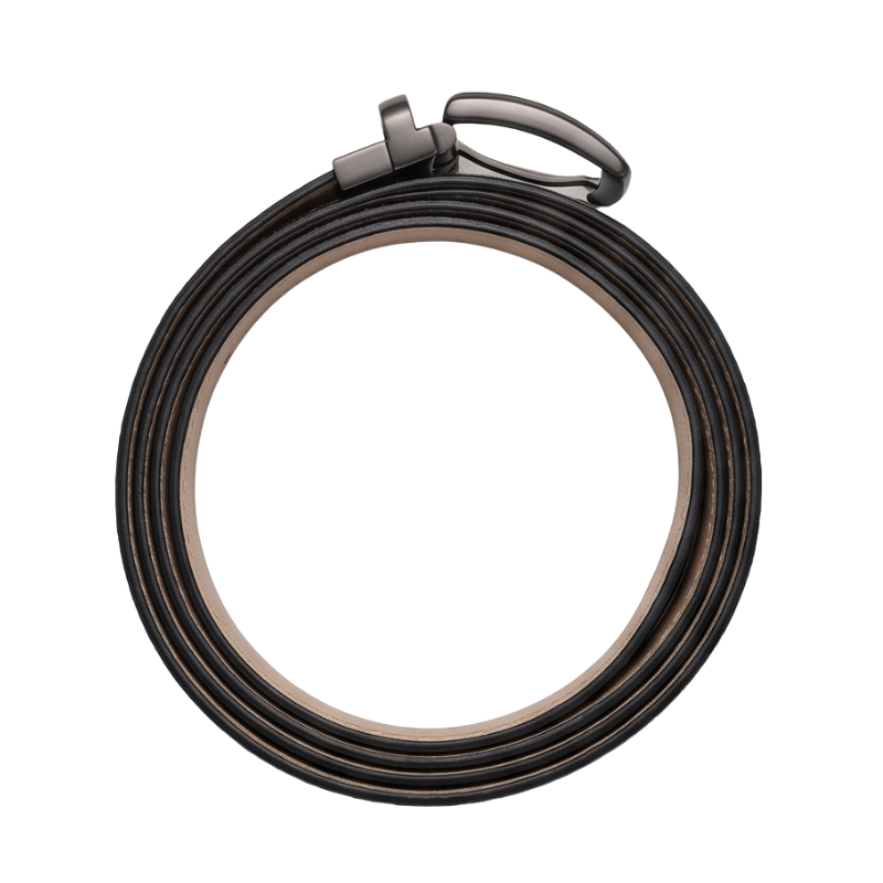 Obsidian Monarch Leather Belt
