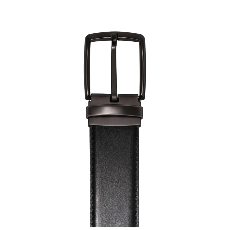 Obsidian Monarch Leather Belt