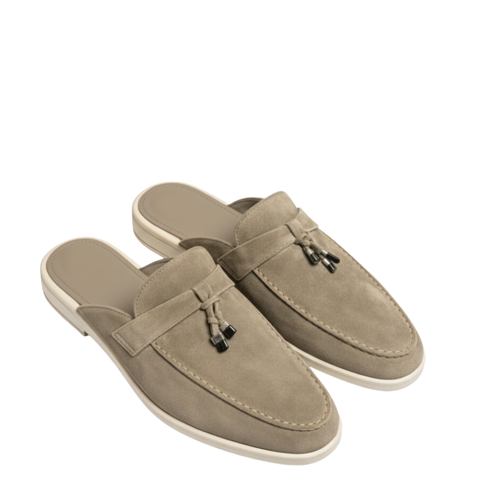 Italian Artisan Crafted Mule with Modern Tassel Finish