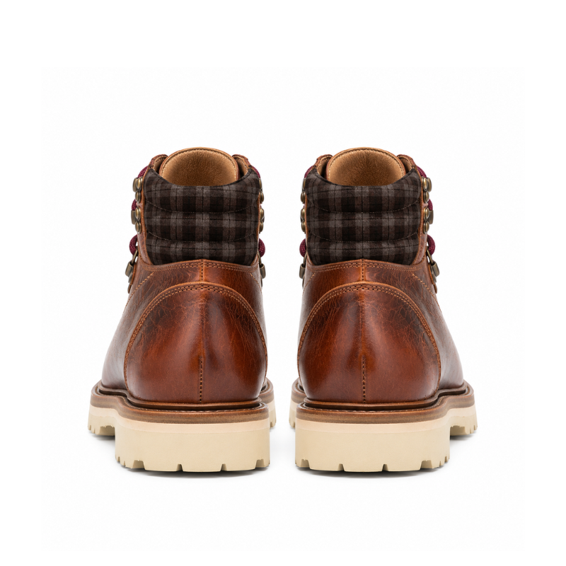 Padded Anklee Lace-Up boots
