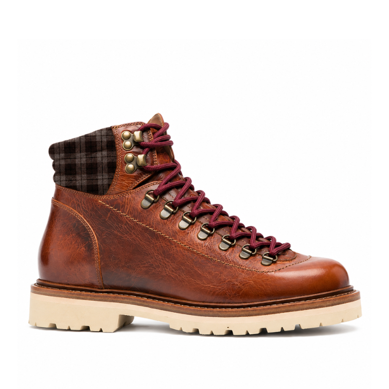 Padded Anklee Lace-Up boots