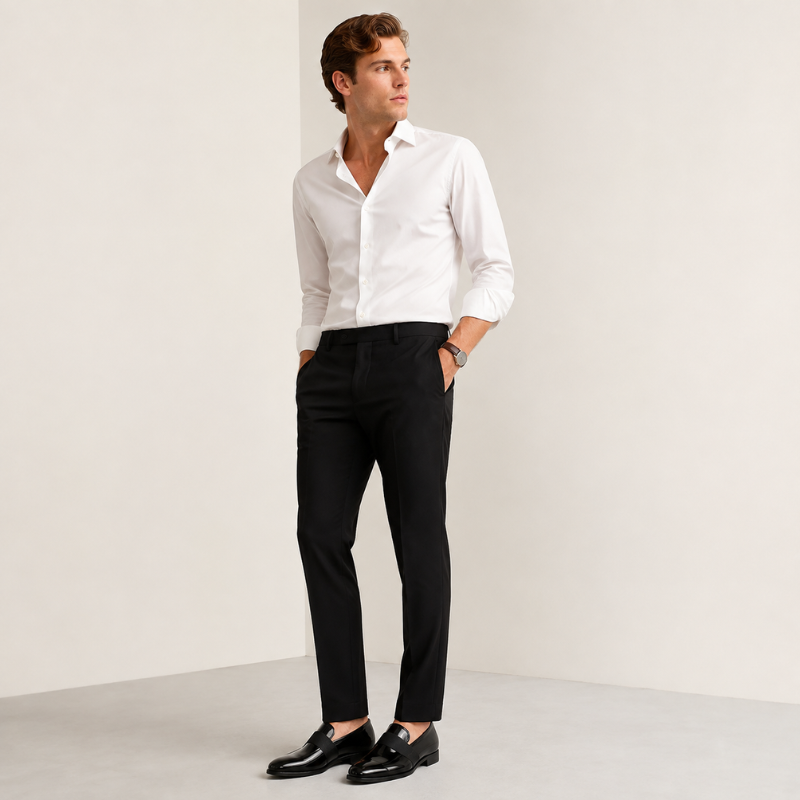 Patent Midnight Jet Leather Loafers