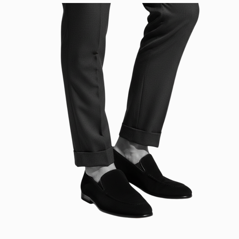 Men's Suede Italian Loafers For Daily Comfort