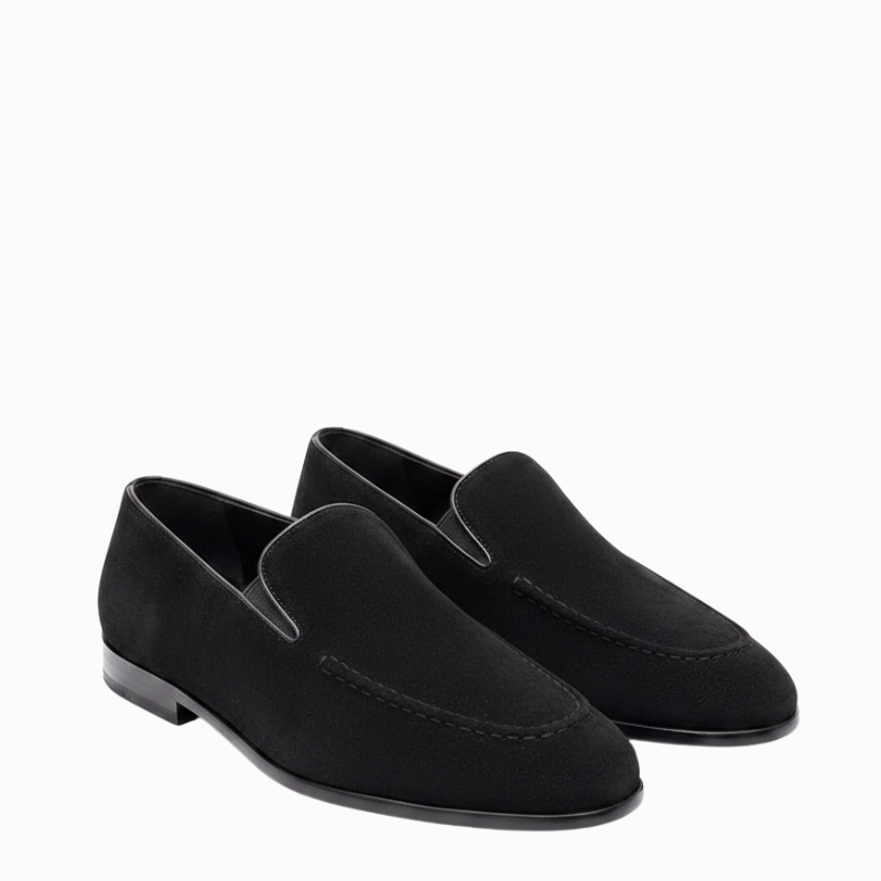 Men's Suede Italian Loafers For Daily Comfort
