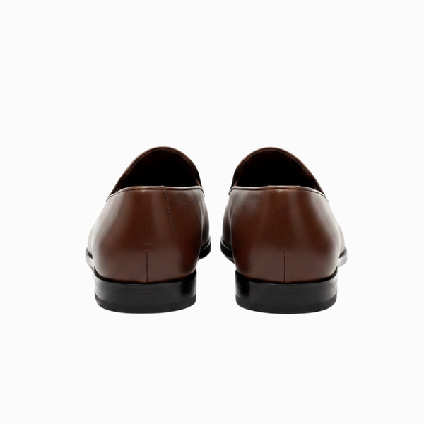 Polished Leather Italian Loafers For Daily Comfort
