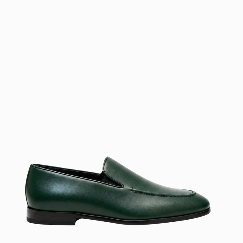 Polished Leather Italian Loafers For Daily Comfort