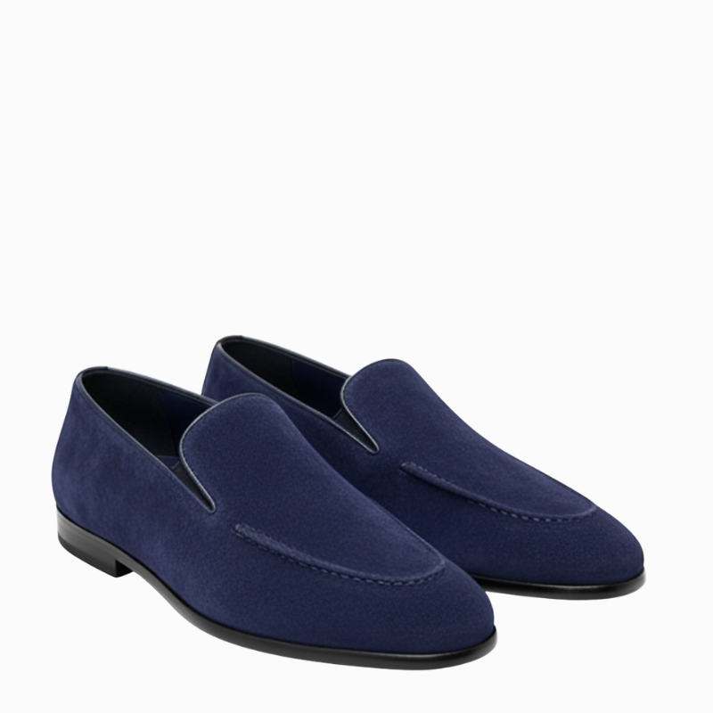 Men's Suede Italian Loafers For Daily Comfort