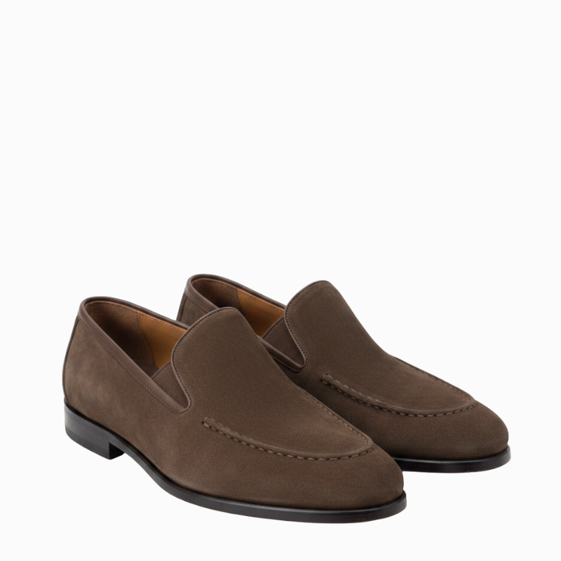 Men's Suede Italian Loafers For Daily Comfort