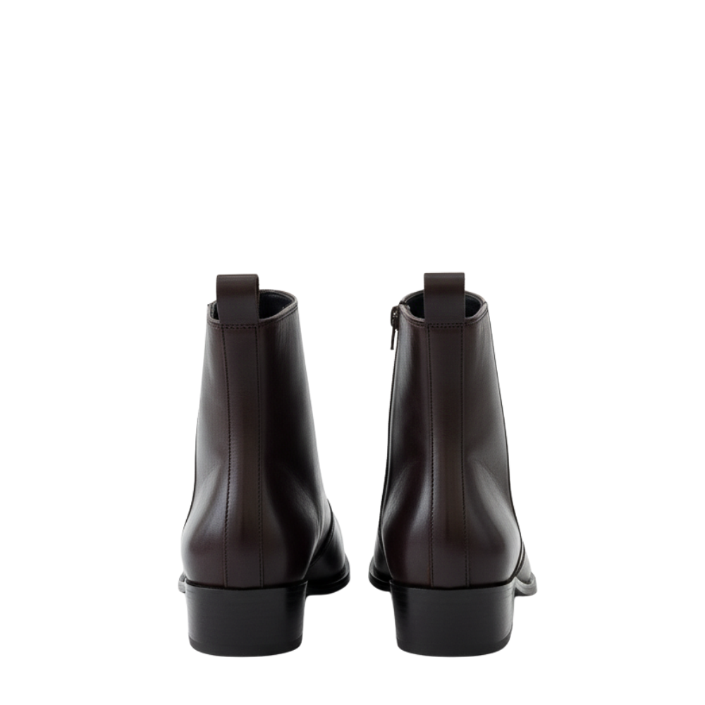 Prime Block Heel Italian Chelsea Boots