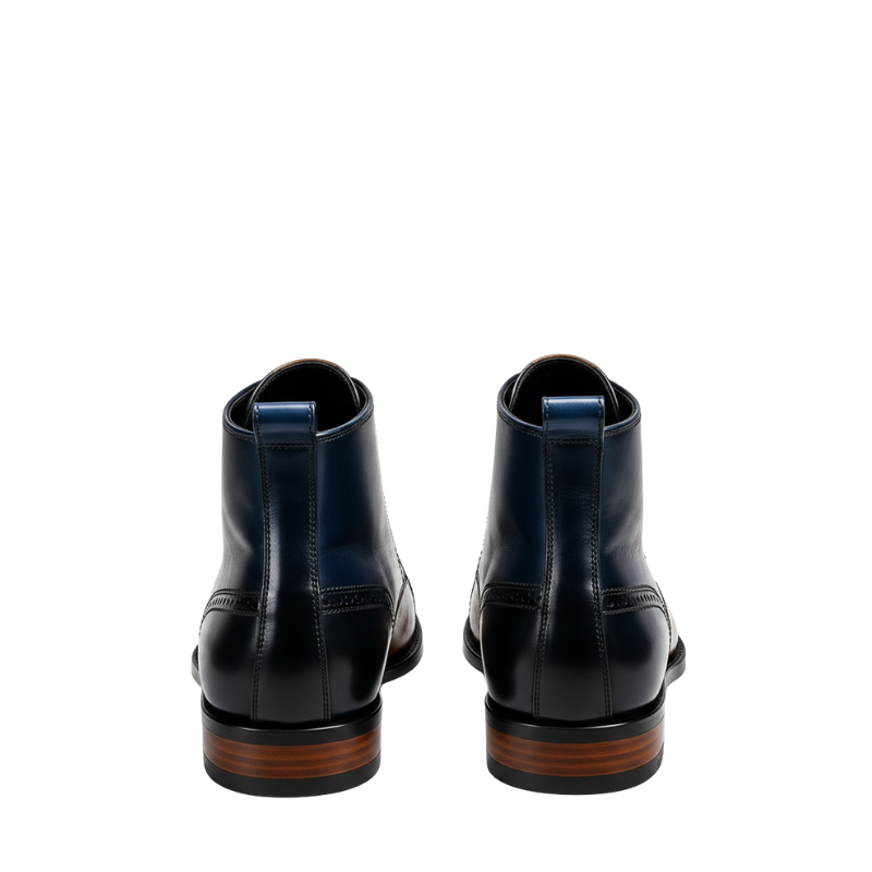 Regal Contrast Two Tone Combat Boots