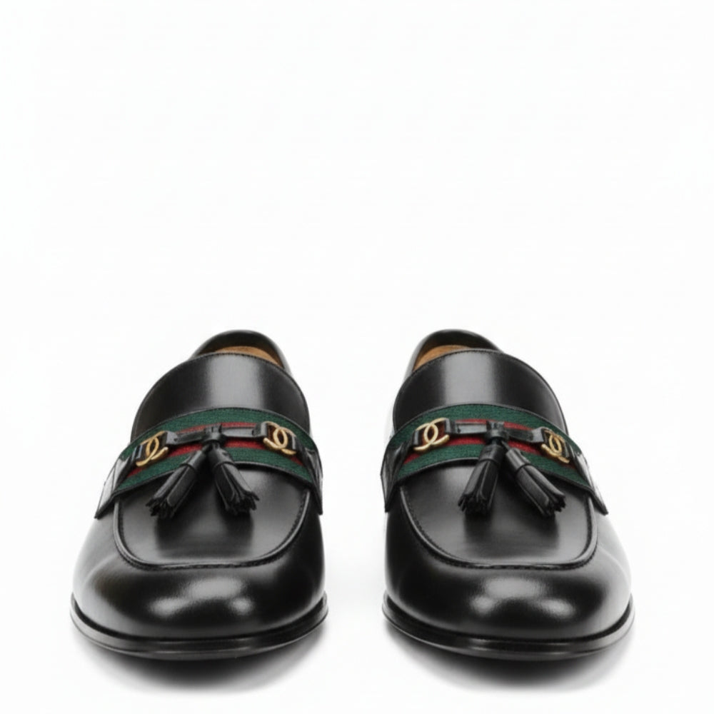 Regal Monaco Web Tassel Leather Loafers
