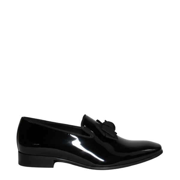 Regal Noir Bow Patent Loafers