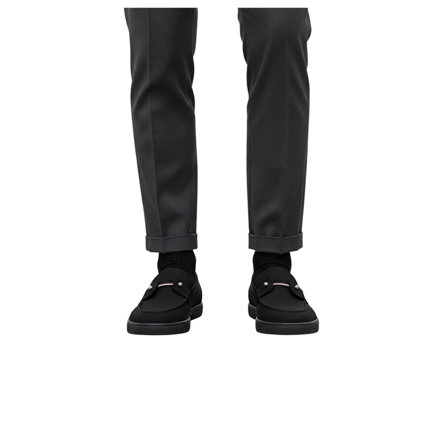 Regal Suede Metal Bit Loafers