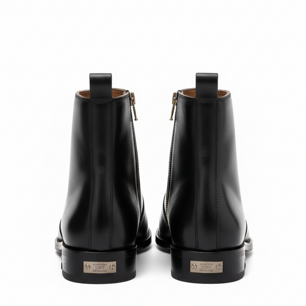 Regalia Metallic Heel Signature Chelsea Boots
