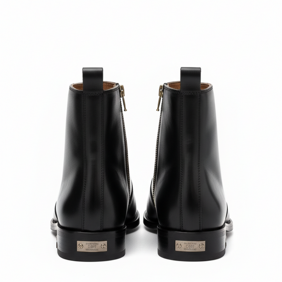 Regalia Metallic Heel Signature Chelsea Boots